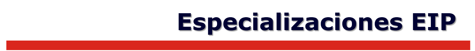 especializaciones eip
